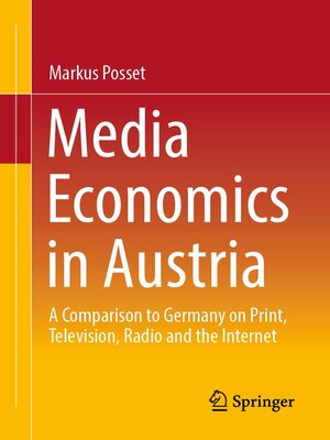 cover image of Media Economics in Austria